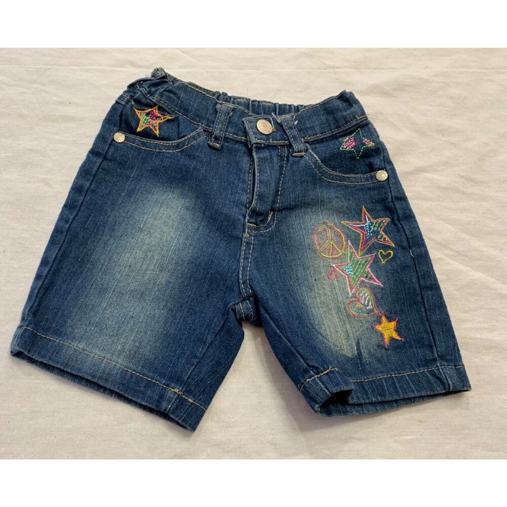 NUMBER ONE GIRLS JEANS SHORTS SIZE 12 MONTHS